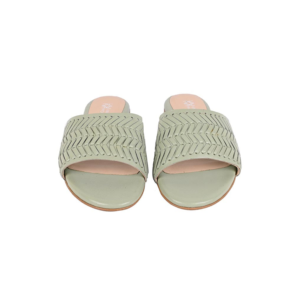 Vanilla Moon Women Green Flats