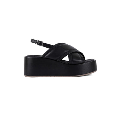 Vanilla Moon Women Black Wedges