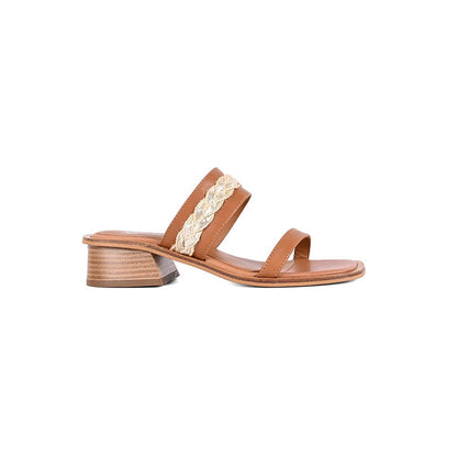Vanilla Moon Women Tan Heel Sandals