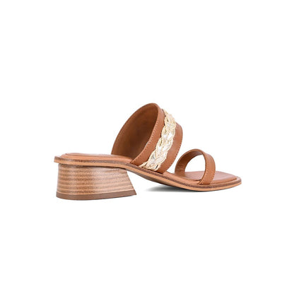 Vanilla Moon Women Tan Heel Sandals