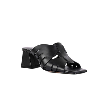 Vanilla Moon Women Black Heel Sandals