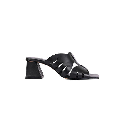 Vanilla Moon Women Black Heel Sandals