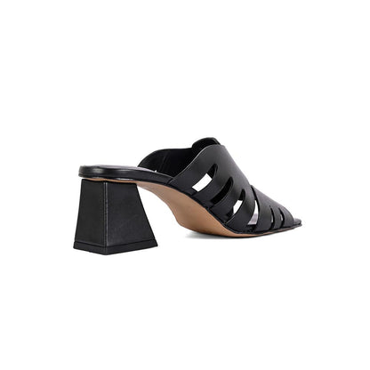 Vanilla Moon Women Black Heel Sandals