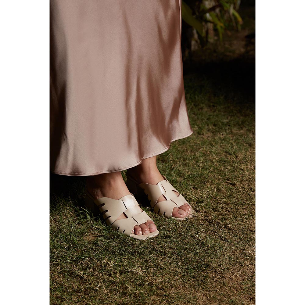 Vanilla Moon Women Beige Heel Sandals