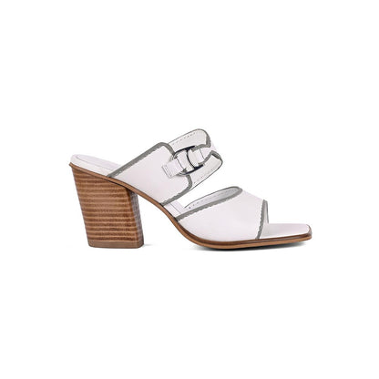 Vanilla Moon Women White Heel Sandals