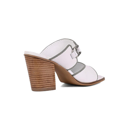 Vanilla Moon Women White Heel Sandals