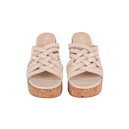 Vanilla Moon Women Beige Heel Sandals