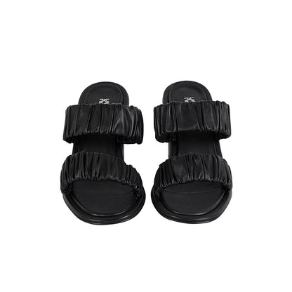 Vanilla Moon Women Black Heel Sandals