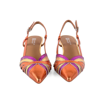 Vanilla Moon Women Orange Slingback Sandal