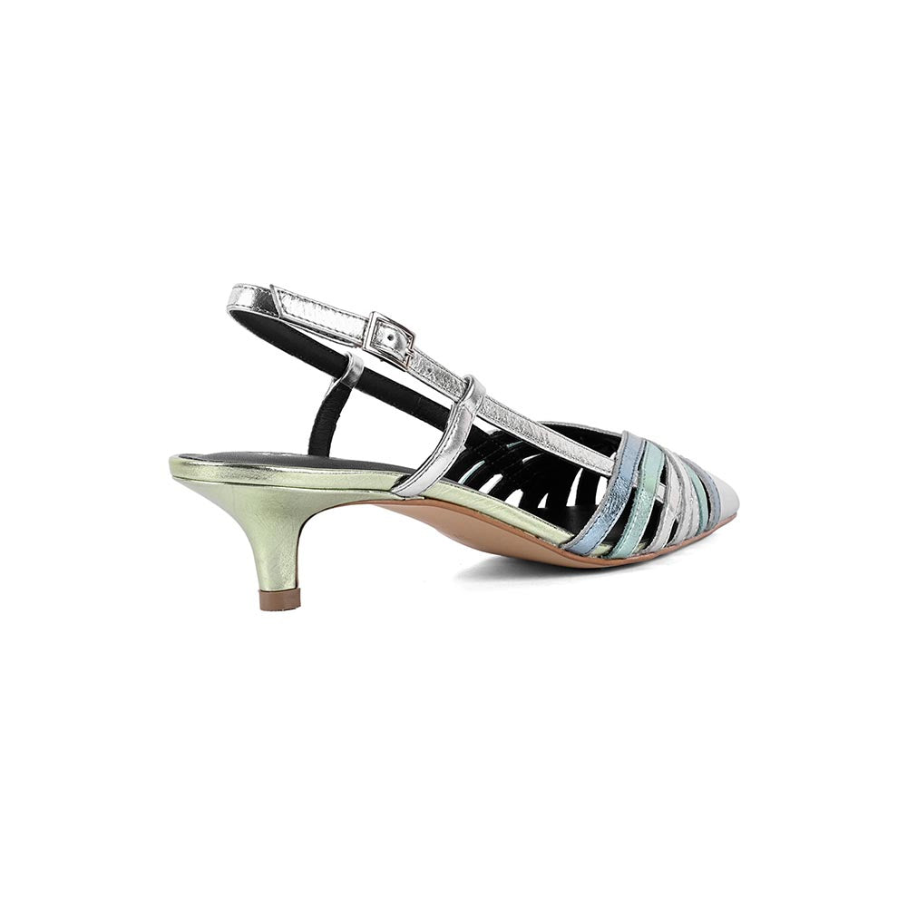 Vanilla Moon Women Silver Slingback Sandal