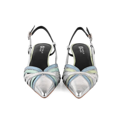 Vanilla Moon Women Silver Slingback Sandal