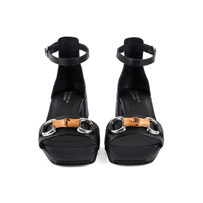 Vanilla Moon Women Black Heel Sandals