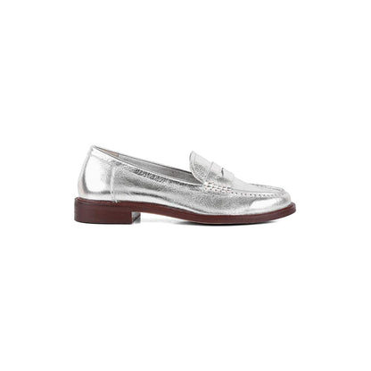 Vanilla Moon Women Silver Loafers