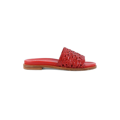 Vanilla Moon Women Sian Red Slip On Open Toe
