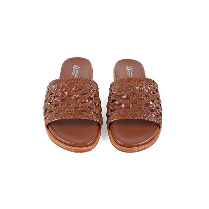 Vanilla Moon Women Sian Brown Slip On Open Toe