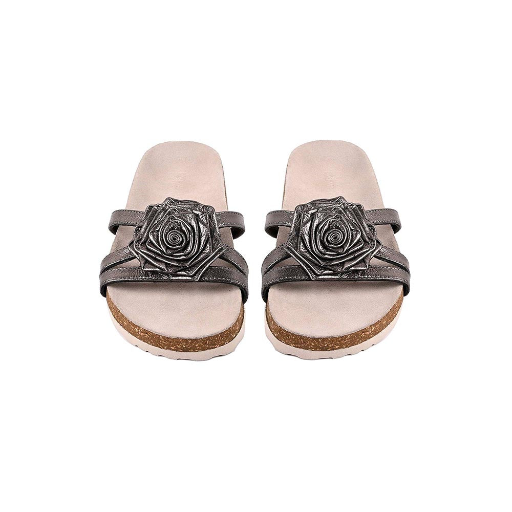 Vanilla Moon Women Meg Metallic Slip On Open Toe