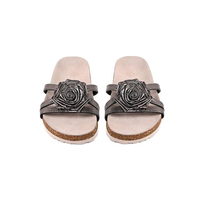 Vanilla Moon Women Meg Metallic Slip On Open Toe