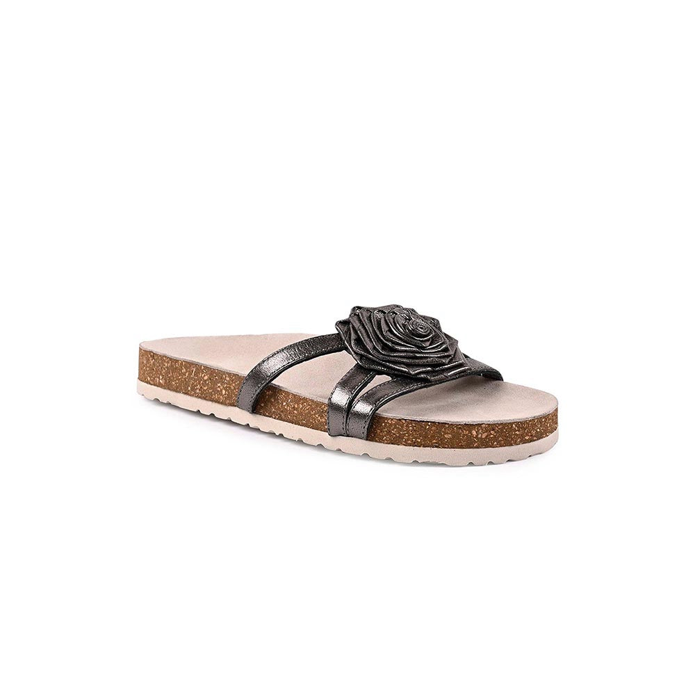 Vanilla Moon Women Meg Metallic Slip On Open Toe