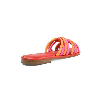 Vanilla Moon Women Liberty Red Slip On Open Toe
