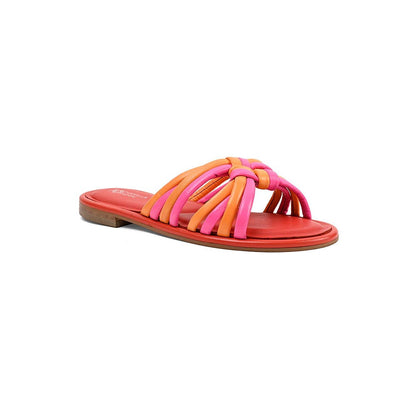 Vanilla Moon Women Liberty Red Slip On Open Toe