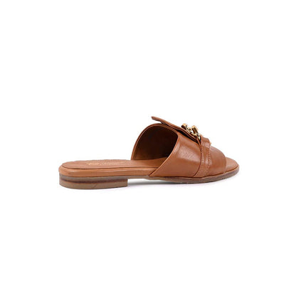 Vanilla Moon Women Alba Tan Slip On Open Toe