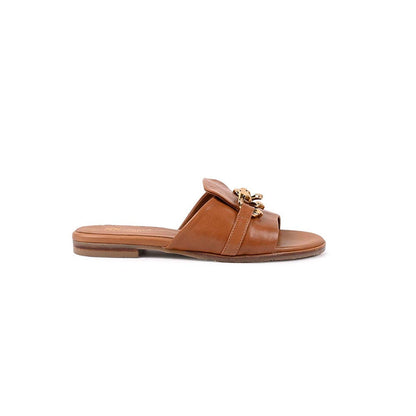 Vanilla Moon Women Alba Tan Slip On Open Toe
