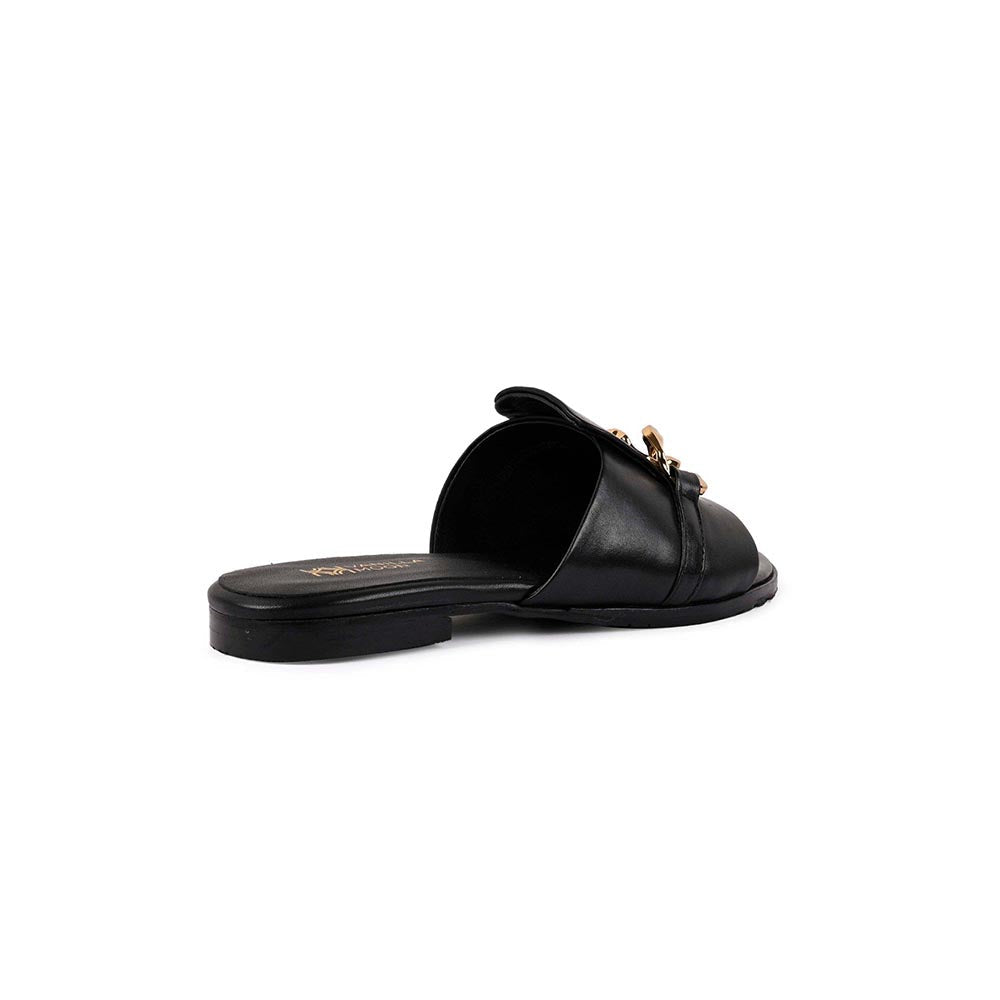 Vanilla Moon Women Alba Black Slip On Open Toe
