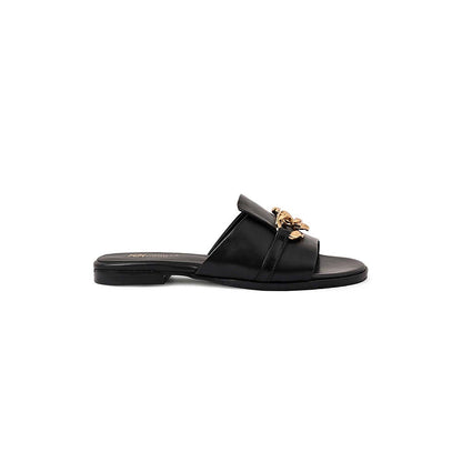 Vanilla Moon Women Alba Black Slip On Open Toe