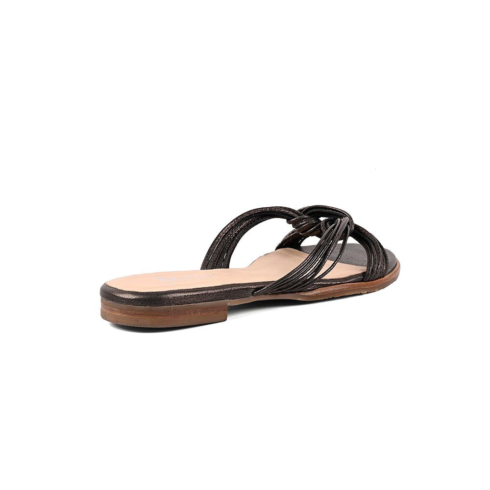Vanilla Moon Women Adri Bronze Slip On Open Toe