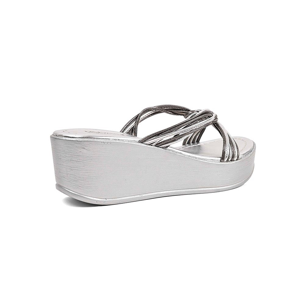 Vanilla Moon Camilla Silver Party Wedges