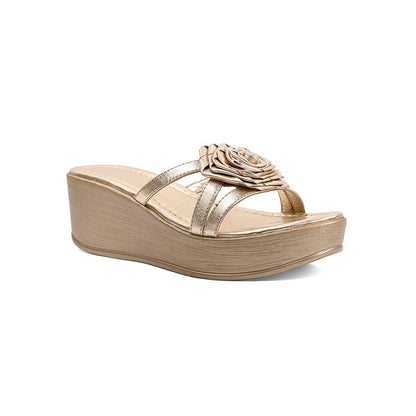 Vanilla Moon Charm Gold Party Wedges