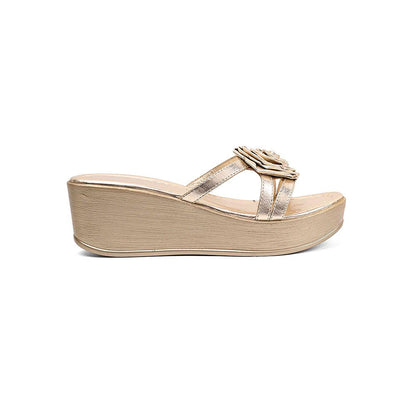Vanilla Moon Charm Gold Party Wedges