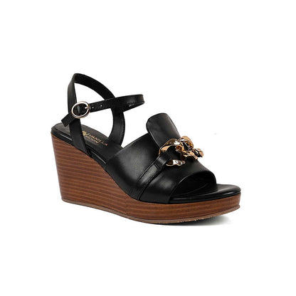 Vanilla Moon Nuria Black Formal Wedges