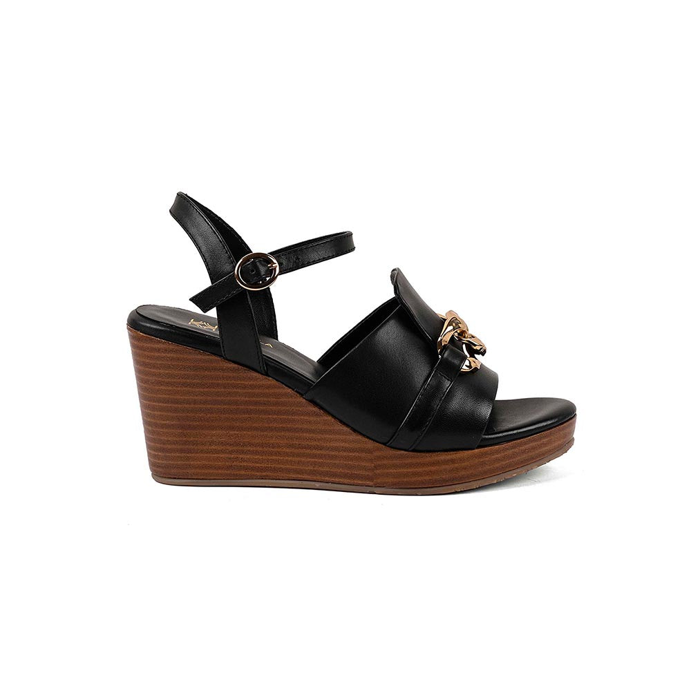 Vanilla Moon Nuria Black Formal Wedges