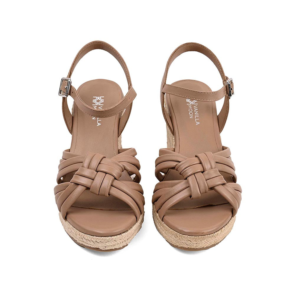 Vanilla Moon Nyela Beige Formal Wedge