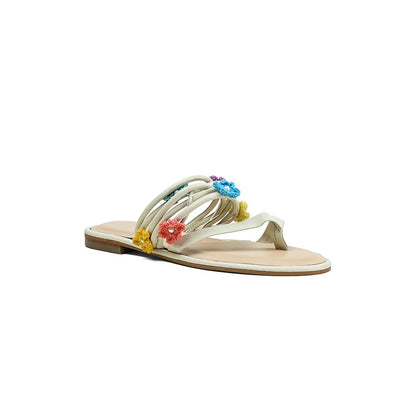 Vanilla Moon Leah Slip On Flats - Off White