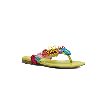 Vanilla Moon Air Slip On Flats - Green