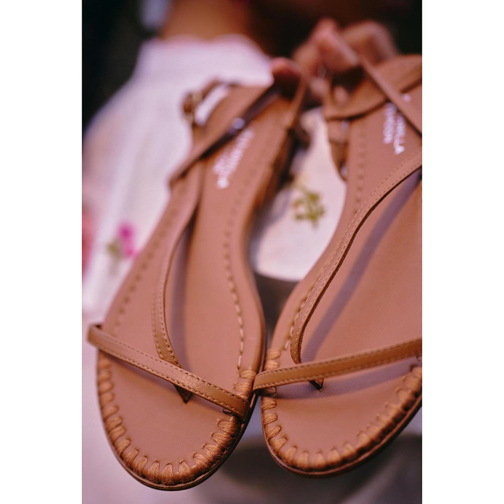 Vanilla Moon Annette Buckle Sandals - Tan