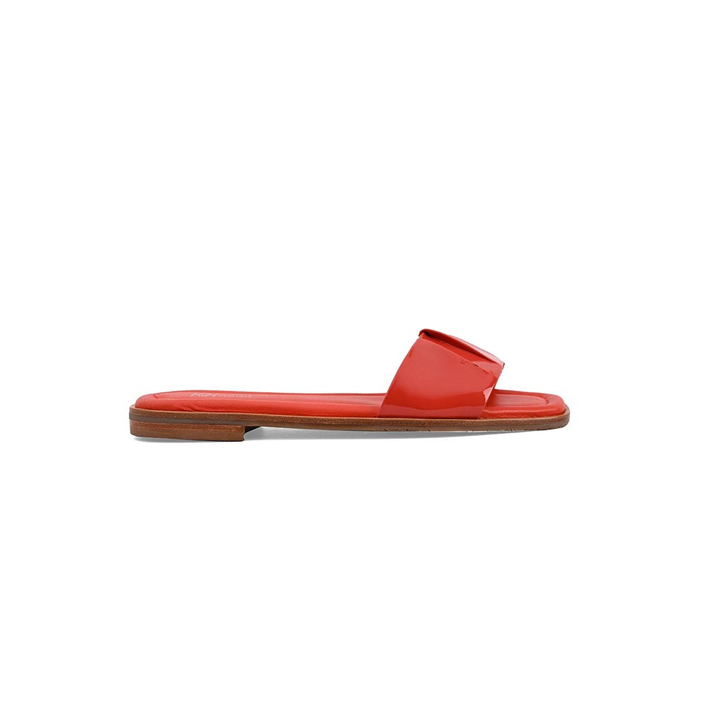 Vanilla Moon Garden Slip On Flats - Red