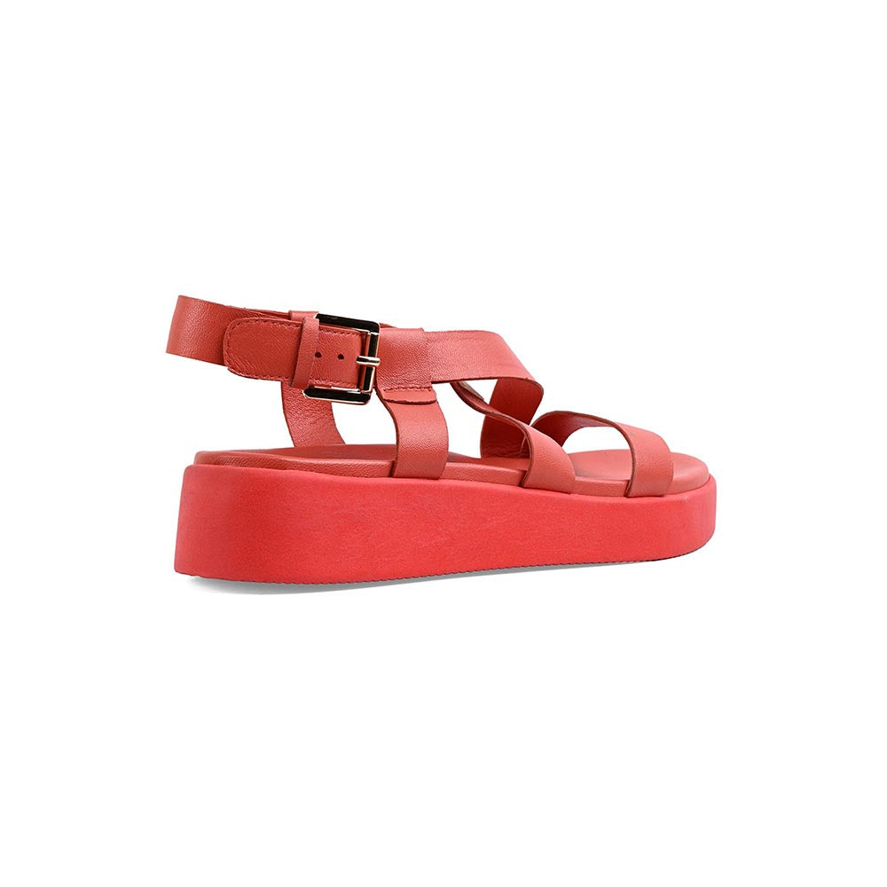 Vanilla Moon Faro Buckle Sandals - Red