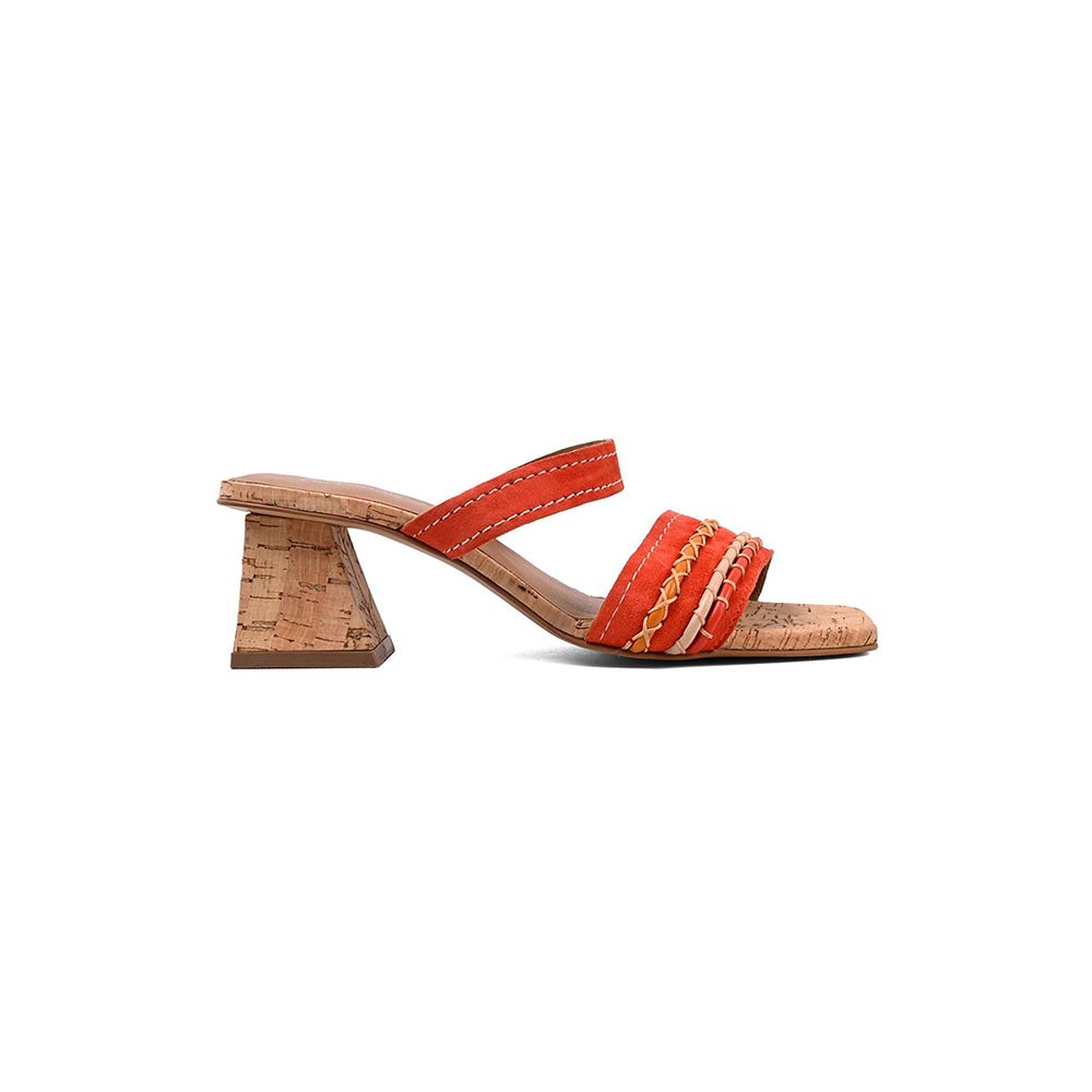 Vanilla Moon Ila Slip On Heels - Red