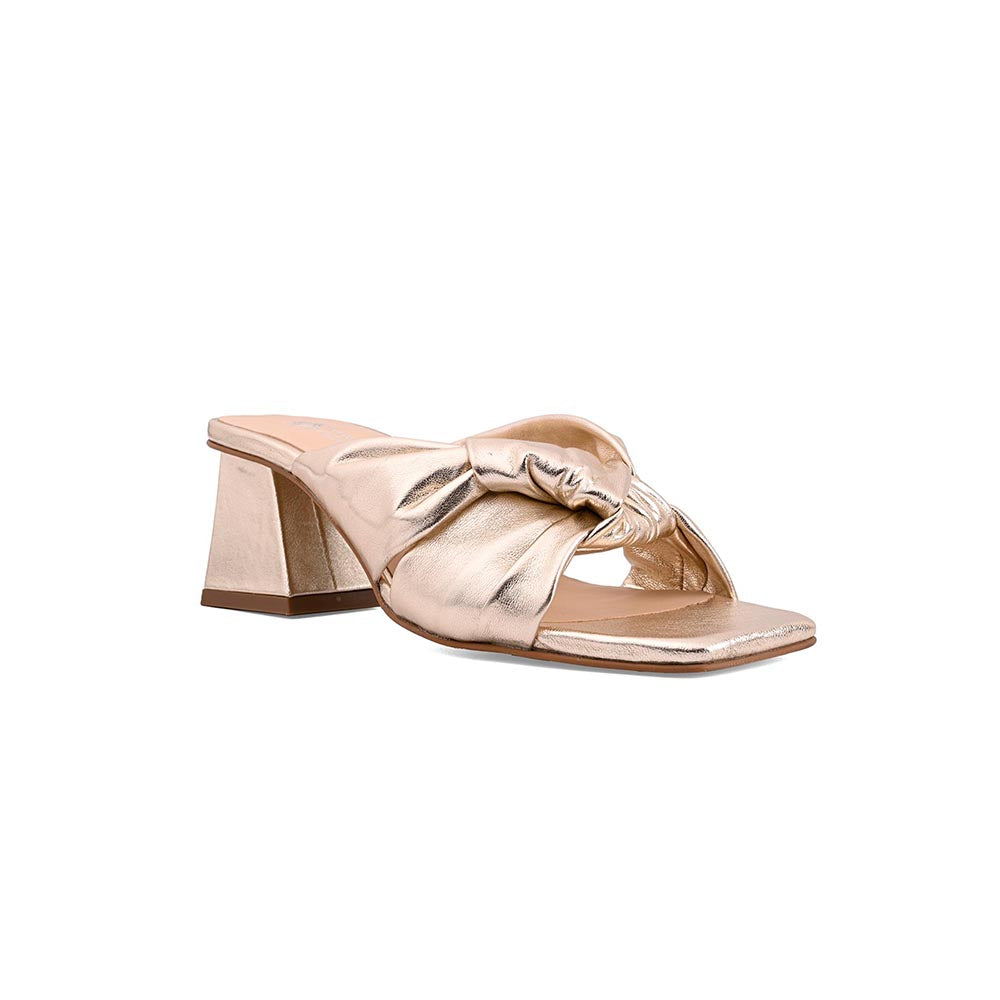 Vanilla Moon Ivana Slip On Heels - Gold