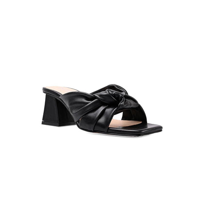 Vanilla Moon Ivana Slip On Heels - Black