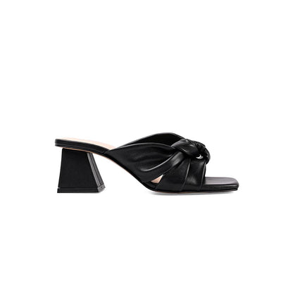 Vanilla Moon Ivana Slip On Heels - Black