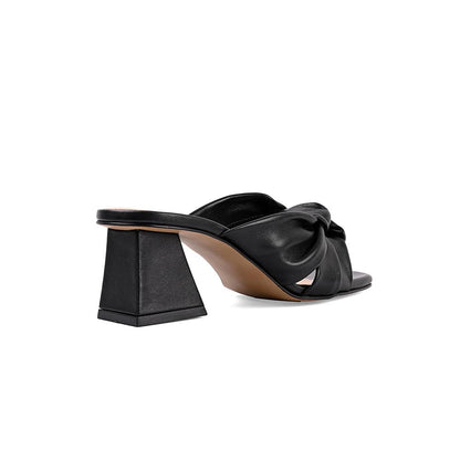 Vanilla Moon Ivana Slip On Heels - Black