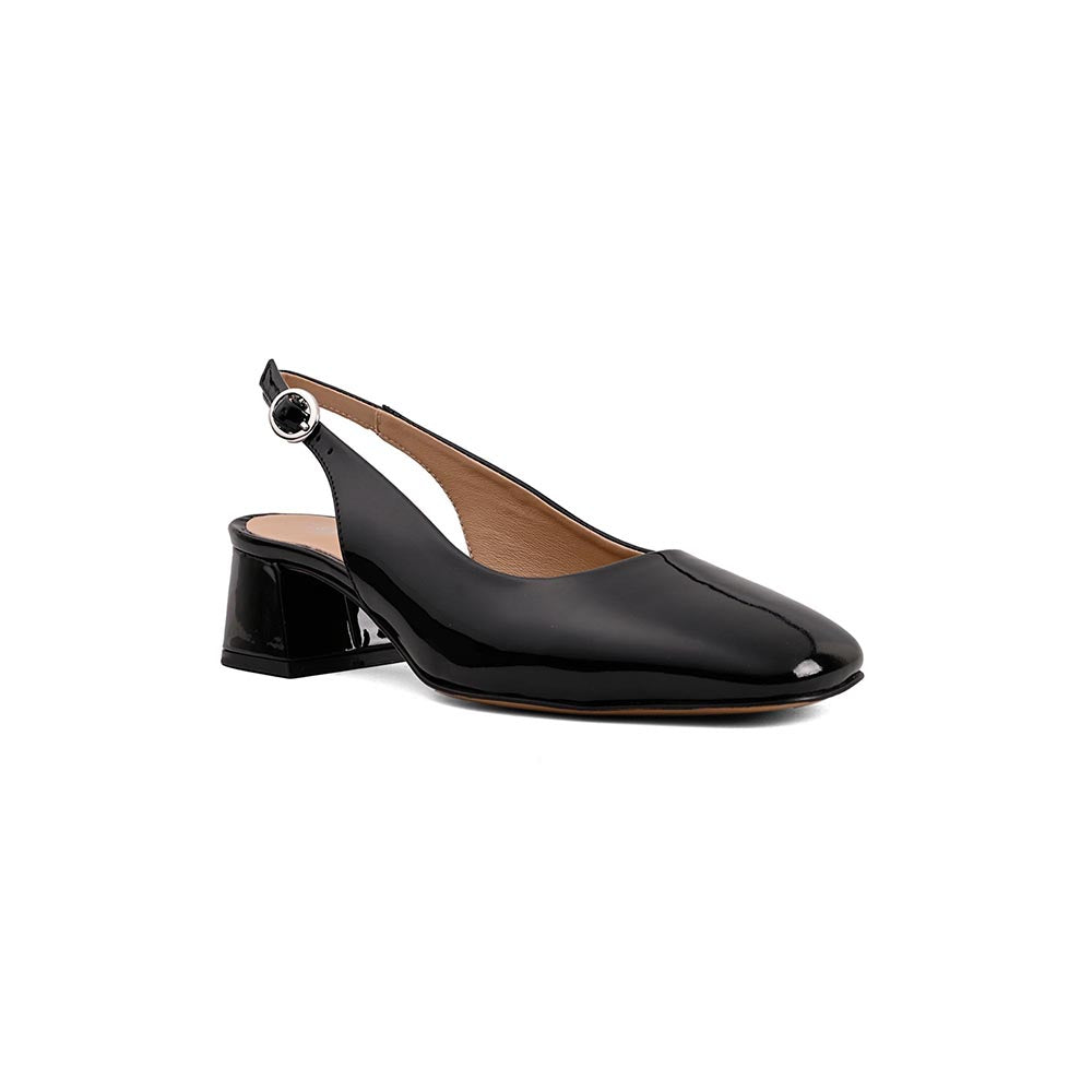 Vanilla Moon Fortuna Buckle Heels - Black