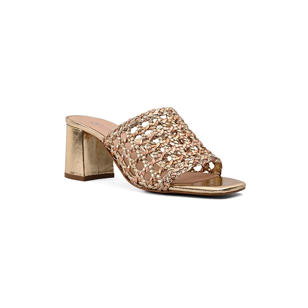 Vanilla Moon Denee Slip On Heels - Gold