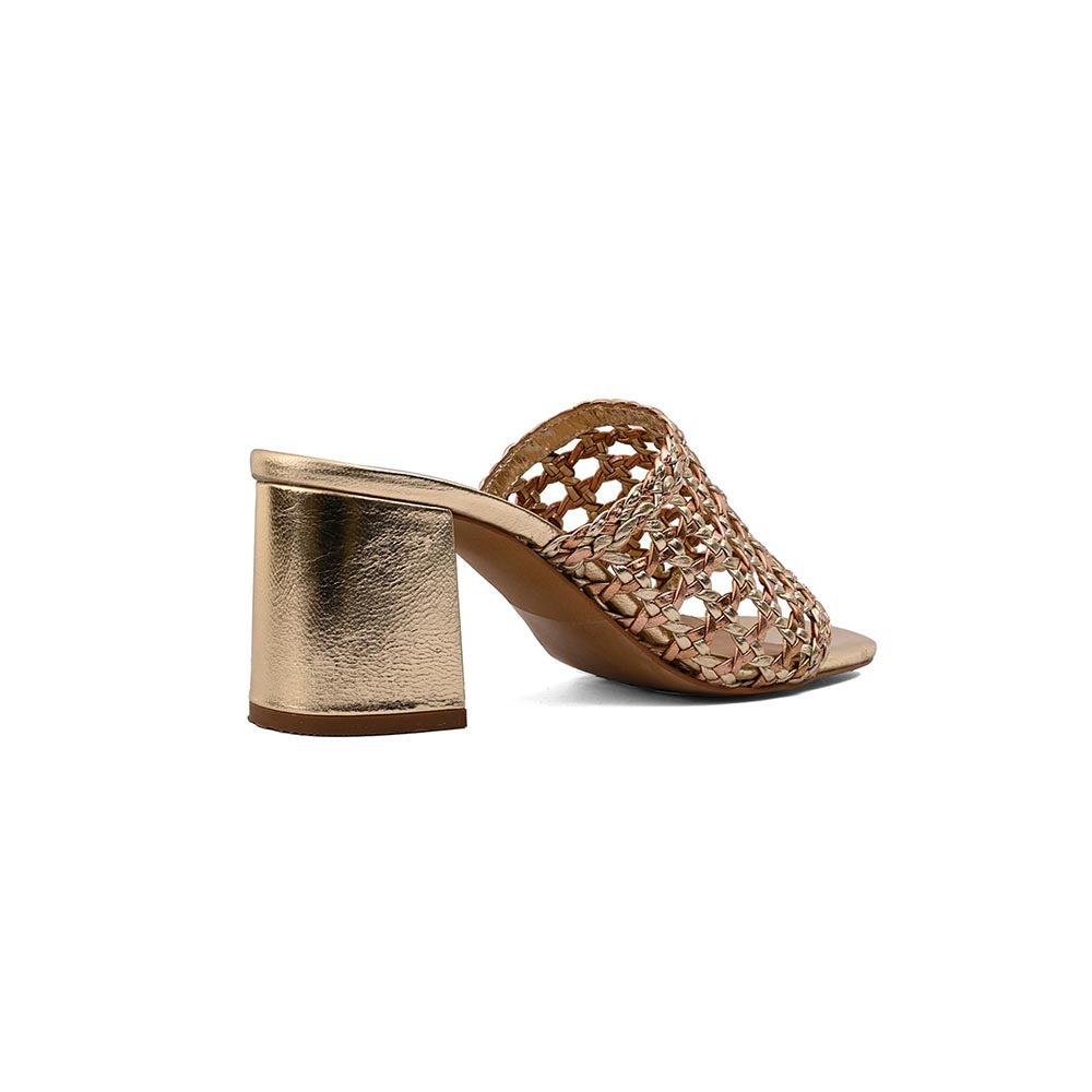 Vanilla Moon Denee Slip On Heels - Gold