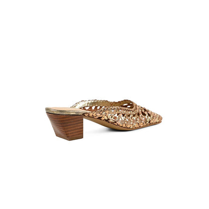 Vanilla Moon Latvia Slip On Heels - Gold