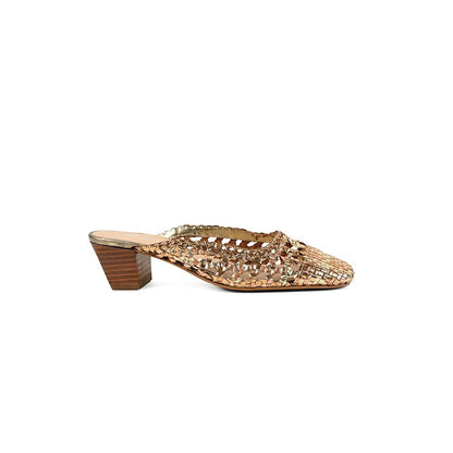 Vanilla Moon Latvia Slip On Heels - Gold